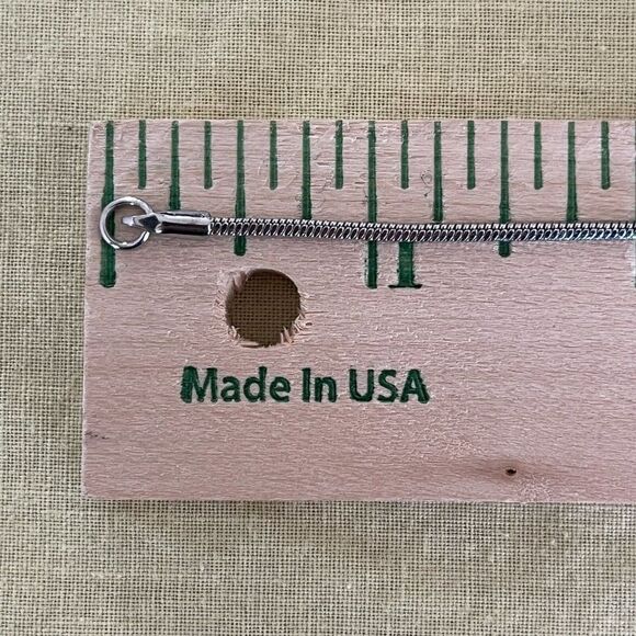 Vintage Owl Necklace 4.5 Inch Pendant 31 Inch Silver Tone Snake Chain - Picture 5 of 16